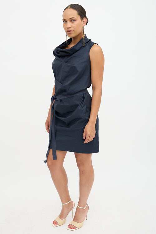 Brunello Cucinelli Draped Pleated Dress