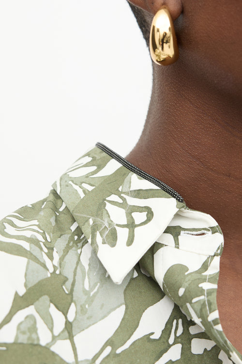 Floral Tie Shirt Dress