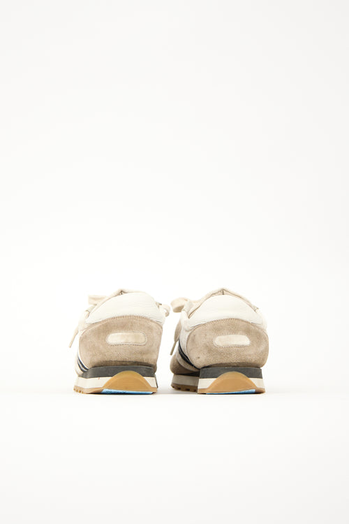 Brunello Cucinelli Glitter Velvet Sneaker