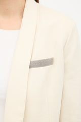 Brunello Cucinelli Jersey Monili Blazer