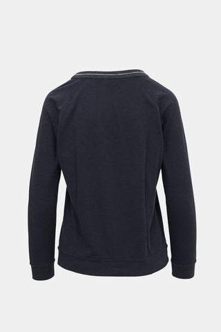 Brunello Cucinelli Jersey Monili Top