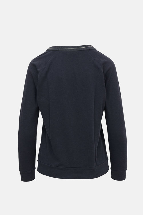 Brunello Cucinelli Jersey Monili Top