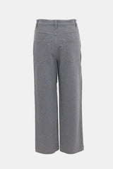 Brunello Cucinelli Jersey Monili Wide Leg Pant