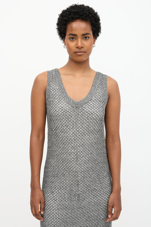 Brunello Cucinelli Knit Sequin Dress