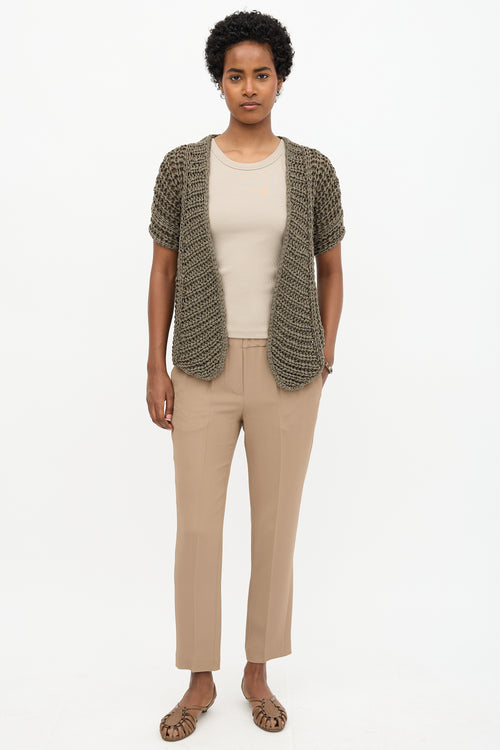 Brunello Cucinelli Short Sleeve Cardigan