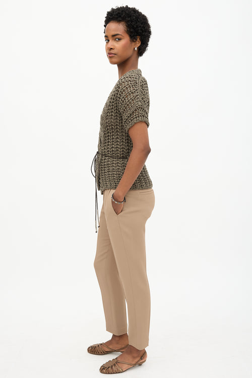 Brunello Cucinelli Short Sleeve Cardigan