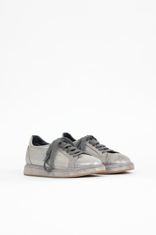 Brunello Cucinelli Leather Sneaker