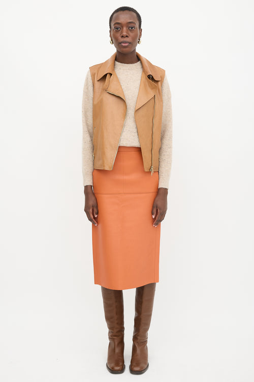 Brunello Cucinelli Leather Vest