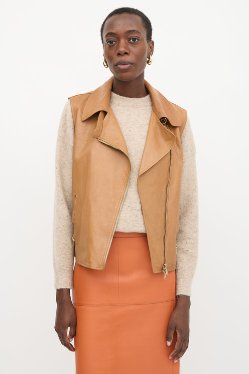 Brunello Cucinelli Leather Vest