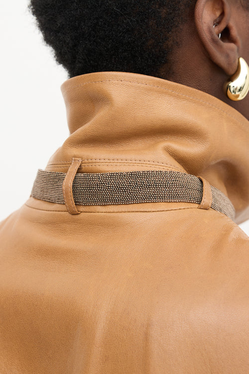 Brunello Cucinelli Leather Vest