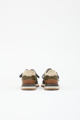 Brunello Cucinelli Leather & Suede Monili Sneaker
