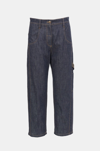 Brunello Cucinelli Monili Straight Leg Jeans