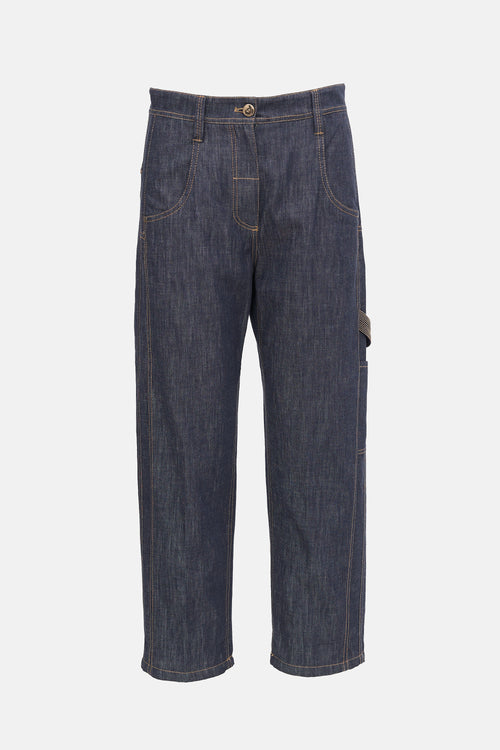 Brunello Cucinelli Monili Straight Leg Jeans