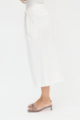 Brunello Cucinelli Linen Pleated Culotte