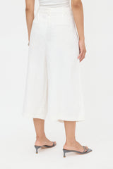 Brunello Cucinelli Linen Pleated Culotte