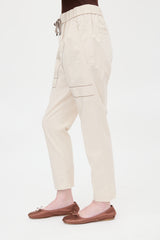 Brunello Cucinelli Monili Tapered Leg Pant