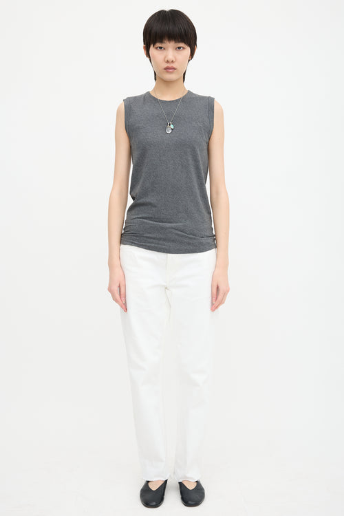 Brunello Cucinelli Monili Trimmed Tank Top