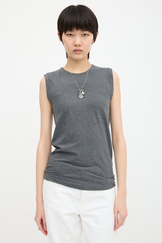 Brunello Cucinelli Monili Trimmed Tank Top