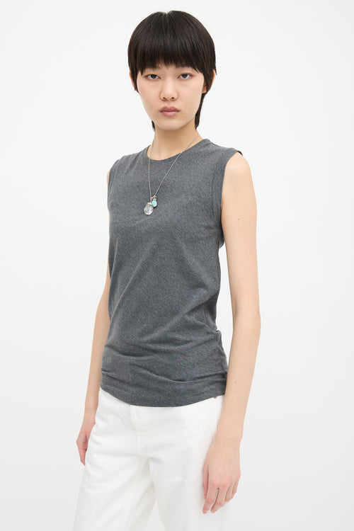 Brunello Cucinelli Monili Trimmed Tank Top