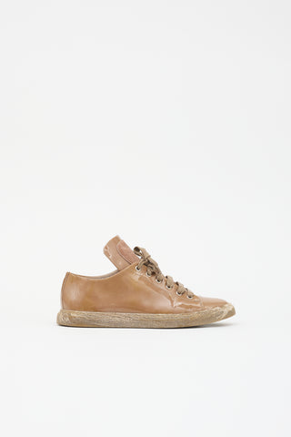 Brunello Cucinelli Patent Low Top Sneaker
