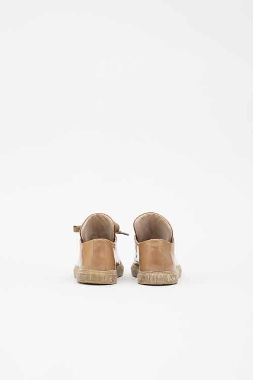Brunello Cucinelli Patent Low Top Sneaker