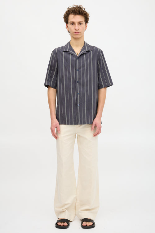 Brunello Cucinelli Patterned Stripe Shirt