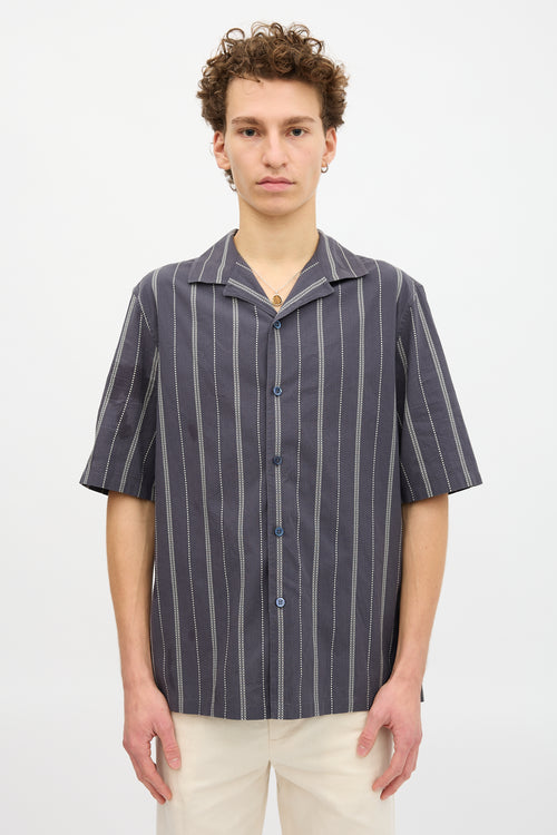 Brunello Cucinelli Patterned Stripe Shirt