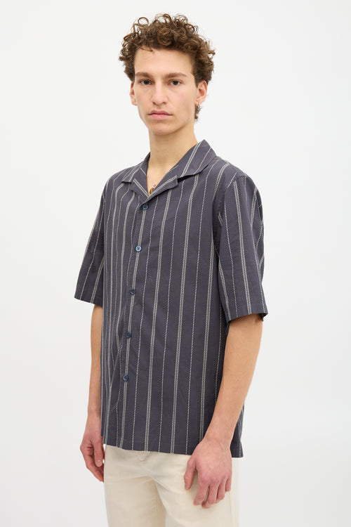 Brunello Cucinelli Patterned Stripe Shirt