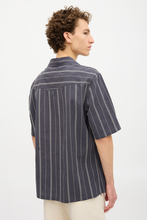 Brunello Cucinelli Patterned Stripe Shirt