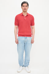 Brunello Cucinelli Rib Knit Polo