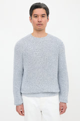 Brunello Cucinelli Rib Knit Marled Sweater