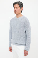 Brunello Cucinelli Rib Knit Marled Sweater