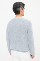 Brunello Cucinelli Rib Knit Marled Sweater