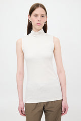 Brunello Cucinelli Ribbed Knit Sleeveless Top