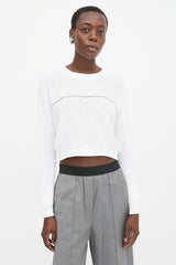 Brunello Cucinelli Ribbed Monili Trim Sweater