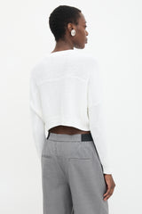 Brunello Cucinelli Ribbed Monili Trim Sweater
