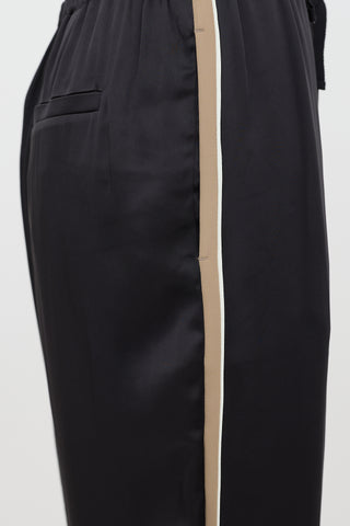 Brunello Cucinelli Satin Wide Leg Pant