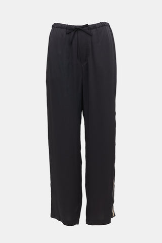 Brunello Cucinelli Satin Wide Leg Pant