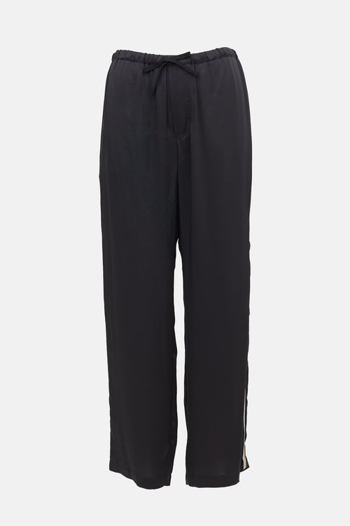 Brunello Cucinelli Satin Wide Leg Pant