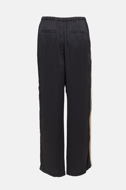 Brunello Cucinelli Satin Wide Leg Pant