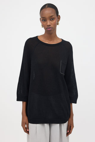 Brunello Cucinelli Sheer Knit Monili Sweater