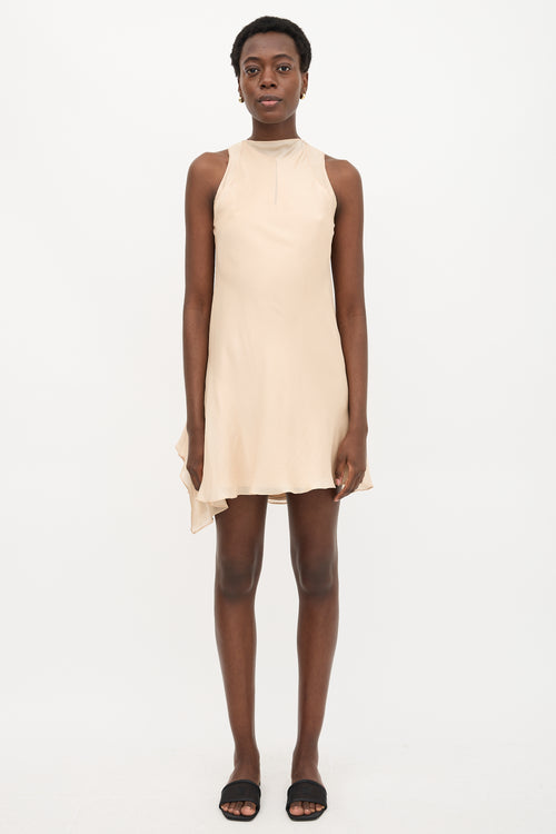 Brunello Cucinelli Silk Layered Shift Dress