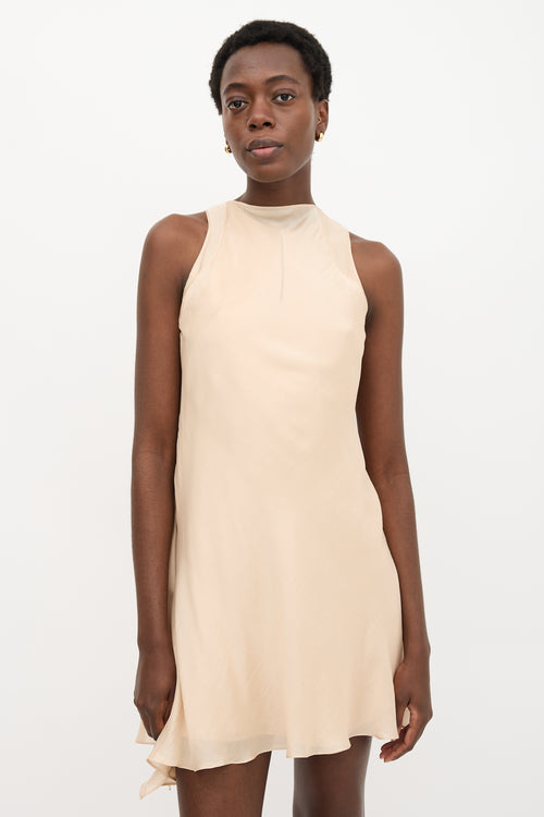 Brunello Cucinelli Silk Layered Shift Dress