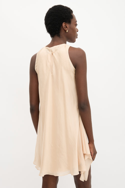 Brunello Cucinelli Silk Layered Shift Dress