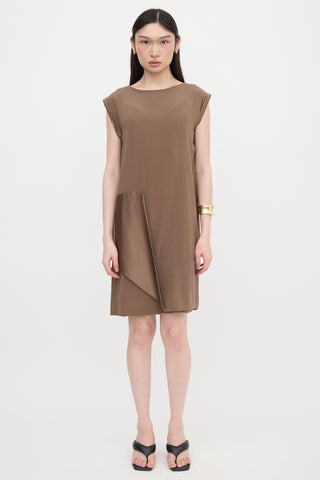 Brunello Cucinelli Silk Sleeveless Dress