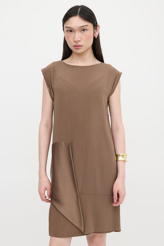 Brunello Cucinelli Silk Sleeveless Dress