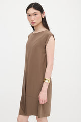 Brunello Cucinelli Silk Sleeveless Dress