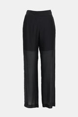 Brunello Cucinelli Silk Wide Leg Pant