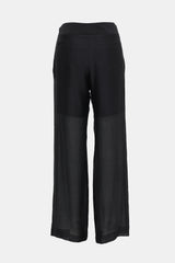 Brunello Cucinelli Silk Wide Leg Pant