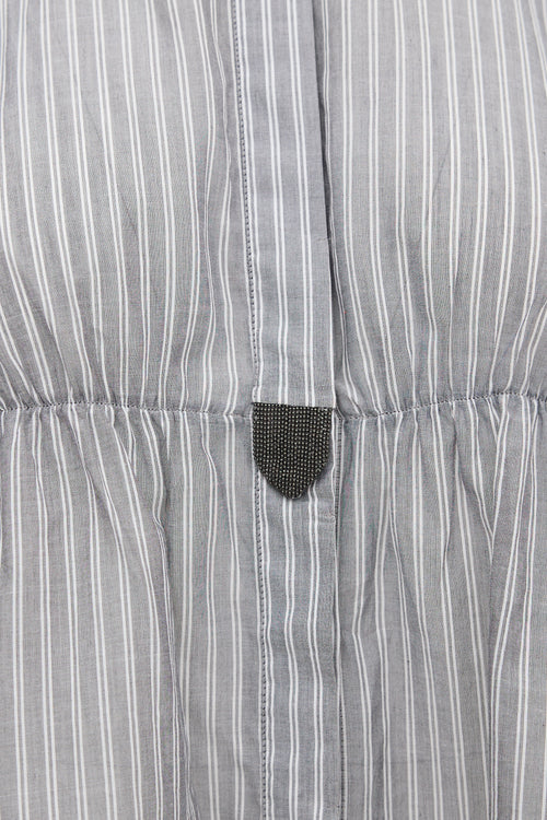 Brunello Cucinelli Striped Monili Top